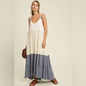 Wishlist | Anthropologie style Color Block Maxi Dress